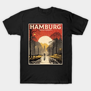 Hamburg Tierpark Hagenbeck Germany Tourism Vintage Retro T-Shirt